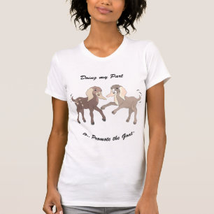 Promote the Goat - Cartoon Nubian Goat Kids T-Shirt
