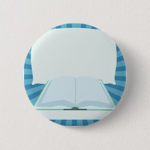 Promote Your Book Add Title Here 6 Cm Round Badge