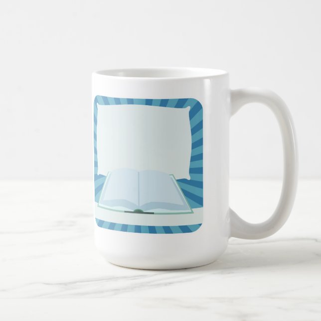 Promote Your Book Custom Style  Coffee Mug (Right)