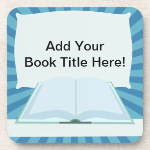 Promote Your Book Put Title Here Coaster