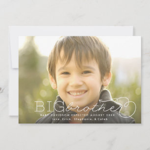 Promoted Big Brother Photo Pregnancy Announcement