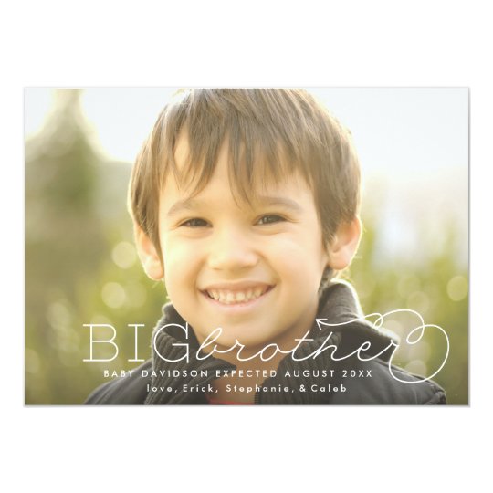 promoted big brother photo pregnancy announcement zazzle co uk