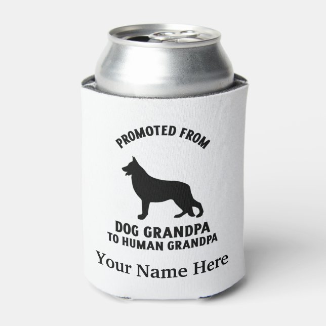 Promoted from dog grandpa to human grandpa can cooler (Can Front)