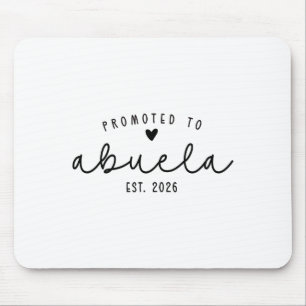 Promoted To Abuela Est 2026 New Abuela Mothers Day Mouse Mat