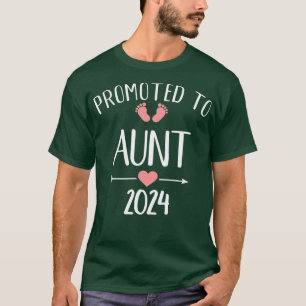 Promoted to aunt 2024 pregnancy announcement T-Shirt