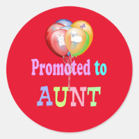 Promoted to Aunt, balloons celebration,