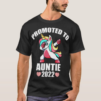 Promoted To Aunt EST. 2022 , First Time Auntie 202 T-Shirt