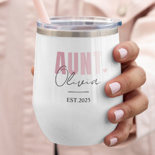 Promoted to Aunt EST 2025   Personalised New Aunt 