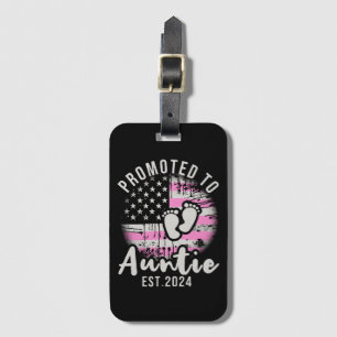 Promoted to Auntie 2024 Luggage Tag
