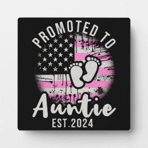 Promoted to Auntie 2024 Plaque