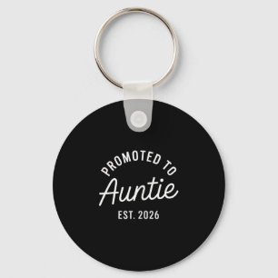 Promoted To Auntie 2026 Key Ring