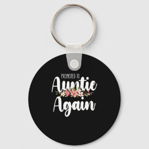 Promoted To Auntie Again Key Ring