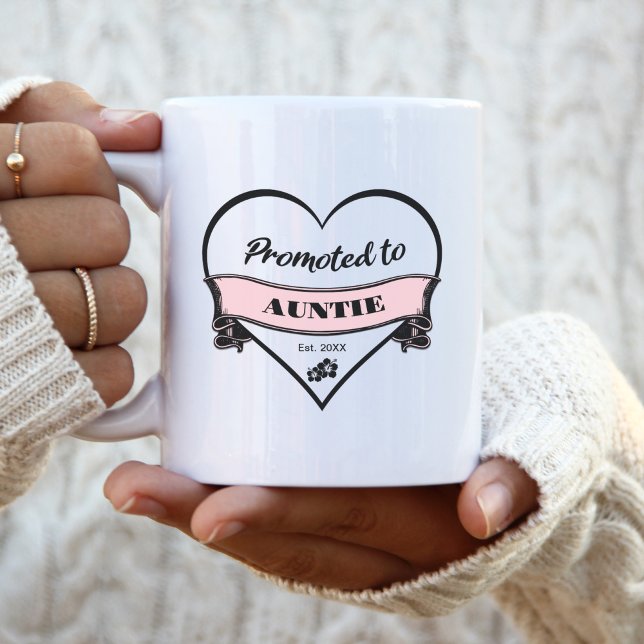 Promoted to Auntie Coffee Mug (Creator Uploaded)
