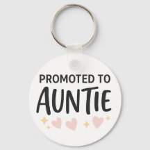 Promoted to Auntie Cute Announcement