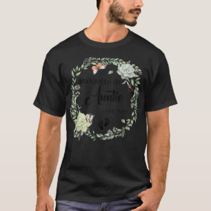 Promoted to Auntie Est 2022 Women Floral First Tim T-Shirt