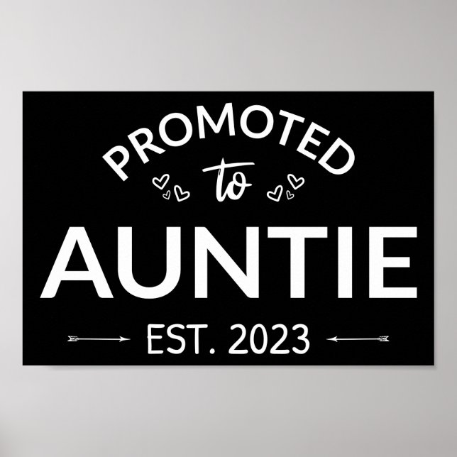 Promoted To Auntie Est. 2023 II Poster (Front)