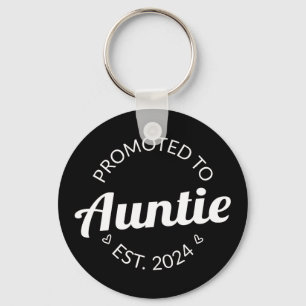 Promoted To Auntie Est. 2024 I Key Ring