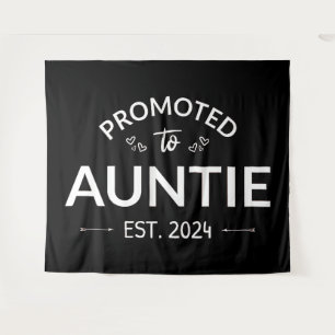 Promoted To Auntie Est. 2024 II Tapestry