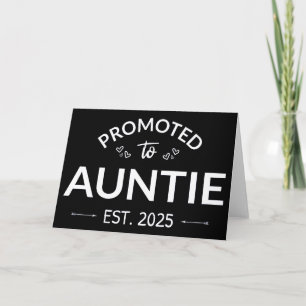 Promoted To Auntie Est. 2025 II Card