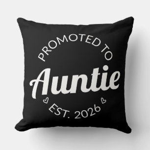 Promoted To Auntie Est. 2026 I Cushion