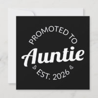 Promoted To Auntie Est. 2026 I