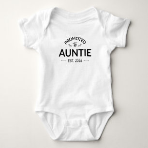 Promoted To Auntie Est. 2026 II Baby Bodysuit