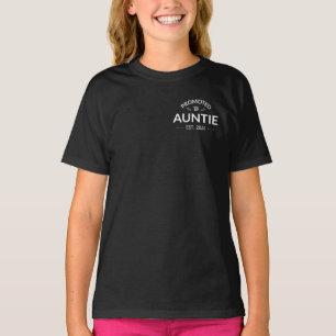 Promoted To Auntie Est. 2026 II T-Shirt