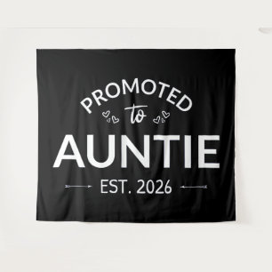Promoted To Auntie Est. 2026 II Tapestry