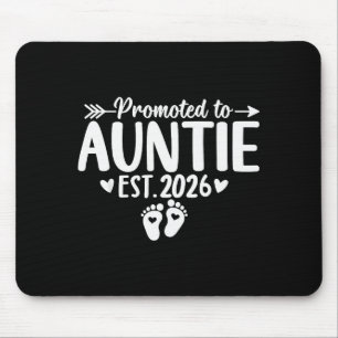 Promoted To Auntie Est 2026 Soon To Be New Aunt Ba Mouse Mat