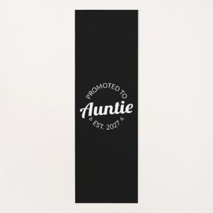 Promoted To Auntie Est 2027 New Aunt I Yoga Mat