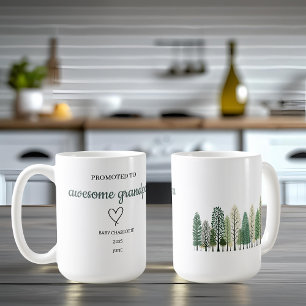 Promoted to Awesome Grandpa Personalised Mug