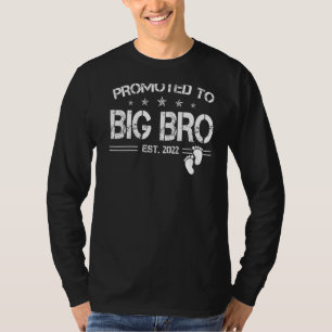Promoted To Big Bro 2022 For New Brother First Tim T-Shirt