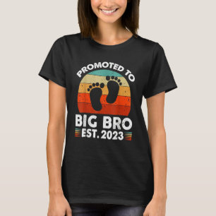 Promoted To Big Bro 2023 I'm Going To Be A Big Br T-Shirt