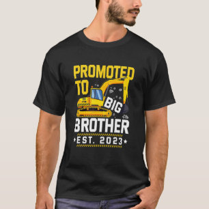 Promoted to Big Bro 2023 Leveled up to Big Brother T-Shirt