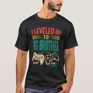 Promoted To Big Bro 2023 Leveled Up To Big Brother T-Shirt