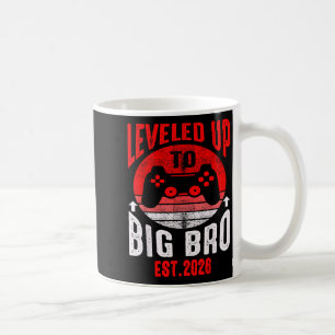 Promoted To Big Bro 2026 Levelled Up To Big Brothe Coffee Mug