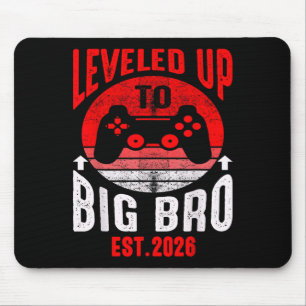 Promoted To Big Bro 2026 Levelled Up To Big Brothe Mouse Mat