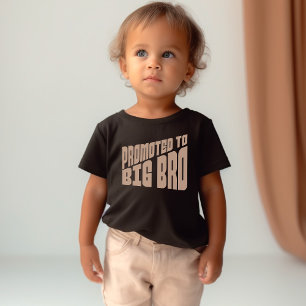 Promoted To Big Bro Announcement Black Toddler T-Shirt