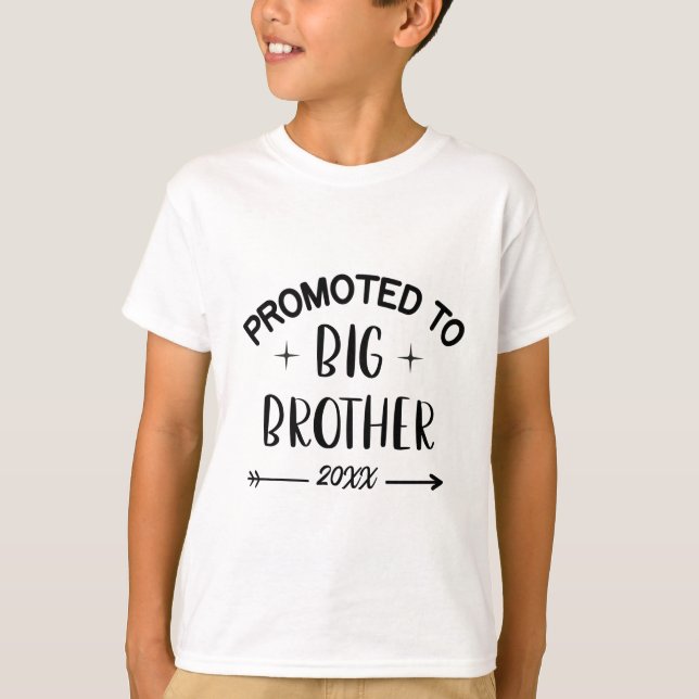 Promoted To Big Brother 2022, Baby Announcement T-Shirt (Front)