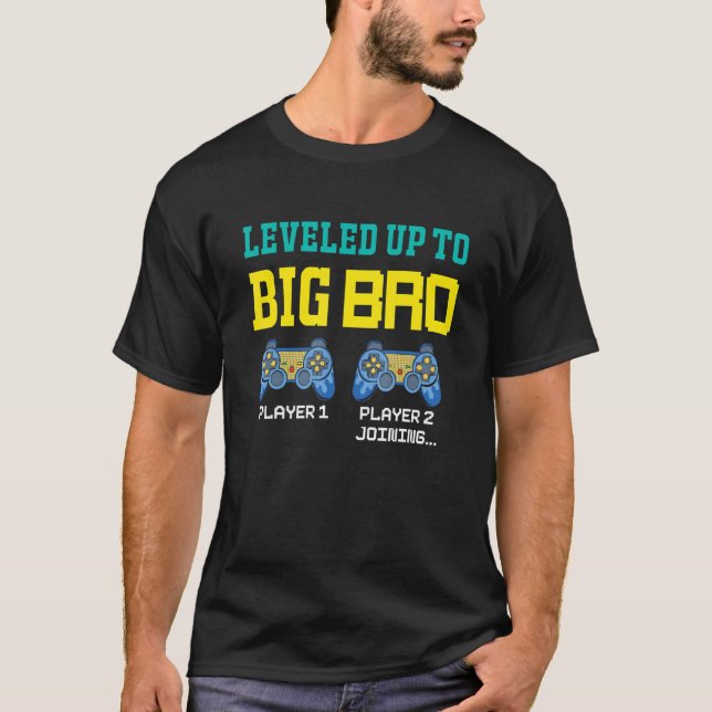 Promoted To Big Brother 2023 Kids Boys Sibling Out T-Shirt (Front)