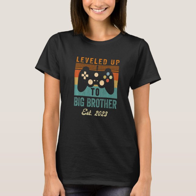 promoted to Big Brother 2023  Levelled up to Big B T-Shirt (Front)