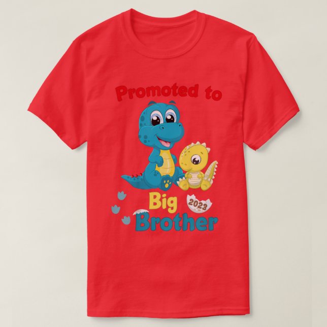 Promoted To Big Brother 2023 Pregnancy Announcemen T-Shirt (Design Front)