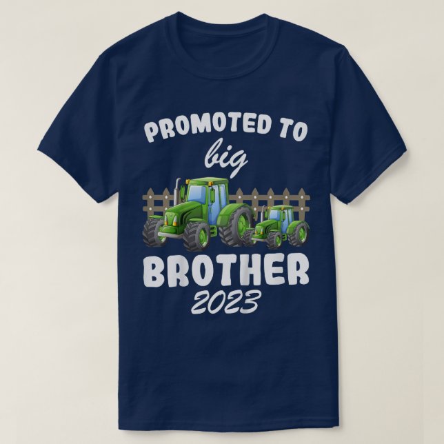 Promoted To Big Brother 2023 Pregnancy Announcemen T-Shirt (Design Front)