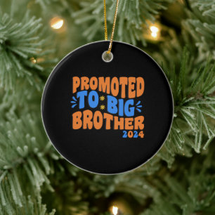 Promoted to big brother 2024 , Big Brother Ceramic Tree Decoration