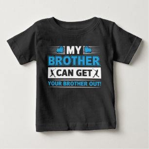Promoted to Big Brother 2026 Dinosaur T-Rex Boys Baby T-Shirt