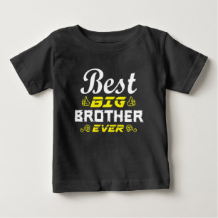 Promoted to Big Brother 2026 Dinosaur T-Rex Boys Baby T-Shirt