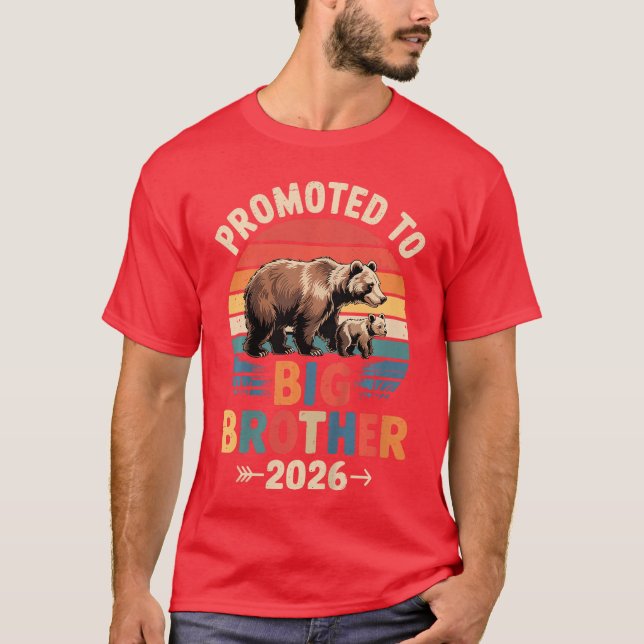 Promoted to Big Brother 2026 retro friend T-Shirt (Front)