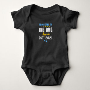 Promoted to Big Brother again 2021 trending Baby Bodysuit