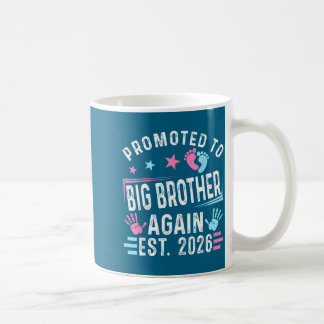 Promoted To Big Brother Again Est. 2026 Vintage Bi Coffee Mug