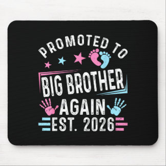 Promoted To Big Brother Again Est. 2026 Vintage Bi Mouse Mat